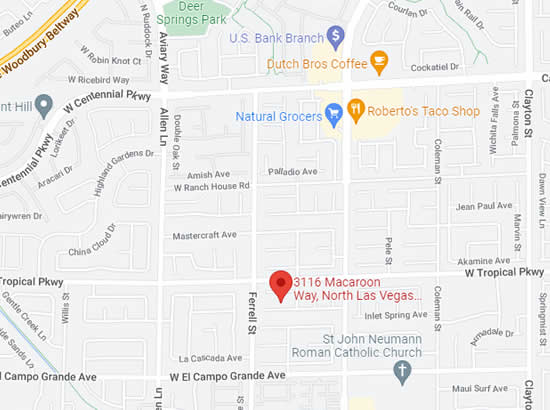 Google Map of North Las Vegas